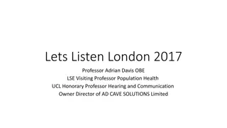 The Impact of Hearing Loss on Quality of Life and Work Productivity