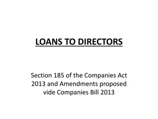 Section 185: Prohibition on Loans to Directors in Companies Act 2013