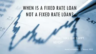 When is a Fixed Rate Loan Not a Fixed Rate Loan? Dissecting the Swift Report Bank Confidential 1st March 2022