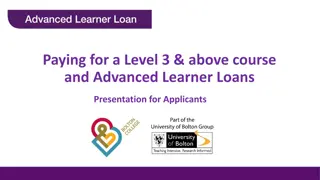 Advanced Learner Loans for Level 3 and Above Courses