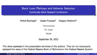 Bank Loan Markups and Adverse Selection: Market Concentration Analysis