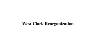 Analysis of West Clark Reorganization Plan