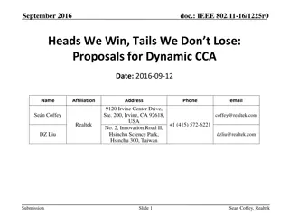 Proposing Dynamic CCA Control for Performance Optimization in WLAN