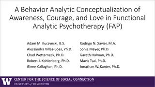 Understanding Functional Analytic Psychotherapy (FAP) Concepts