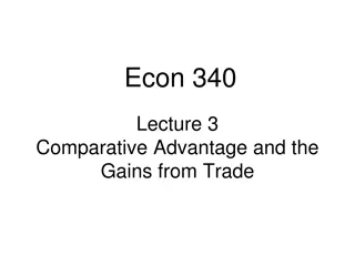 Comparative Advantage and Gains from Trade