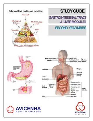 Study Guide: Gastrointestinal Tract & Liver Module for Second Year MBBS Students