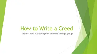 Guide to Writing a Creed for Personal Development