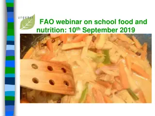 Exploring School Food and Nutrition Choices for a Sustainable Future