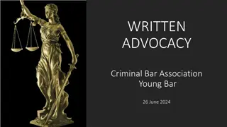 Enhancing Written Advocacy Skills for Improved Legal Representation