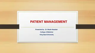 Patient Management Strategies and Listening Techniques in Clinical Practice