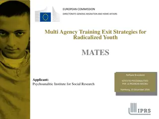 Multi-Agency Training for Radicalized Youth: Defeating Terrorism through Desensitization