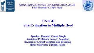 Sire Evaluation Methods in Herd Improvement: Insights from Bihar Veterinary College