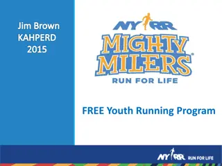 Explore the Mighty Milers Youth Running Program