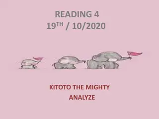 Kitoto the Mighty - An Analysis of Figurative Language in a Folk Tale