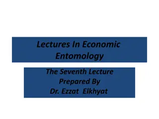 Economic Entomology: A Focus on Pest Management in Horticultural Plants