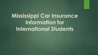 Essential Mississippi Car Insurance Information for International Students