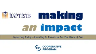 Supporting Missionaries and Ministry: The Impact of Cooperative Program