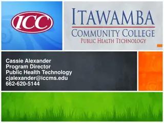 Public Health Technology Program at ICC: Empowering Healthcare Professionals