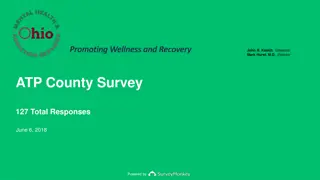 Promoting Wellness and Recovery ATP County Survey Results