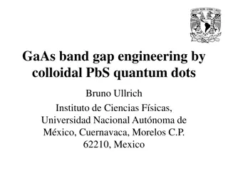 Exploring the Impact of PbS Quantum Dots on GaAs for Tailored Photonic Applications