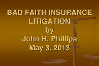 Bad Faith Insurance Litigation in Ohio