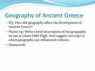 Impact of Geography on Ancient Greek Development