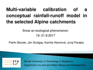 Calibration of Multi-Variable Rainfall-Runoff Model Using Snow Data in Alpine Catchments