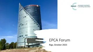 EPCA Forum 2023: European Payments & Regulations Conference in Riga