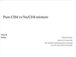 Safety and Interest in Pure CH4 vs. Ne/CH4 Mixture at Queen's University Meeting