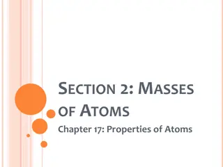 Atomic Mass and Isotopes in Atoms