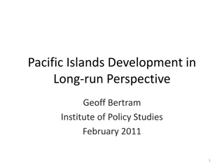 Perspectives on Pacific Islands Development in the Long Run