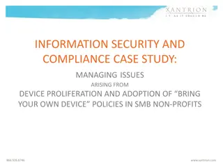 Managing Device Proliferation and BYOD Policies in SMB Non-Profits