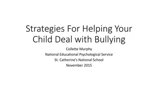 Strategies for Helping Your Child Deal with Bullying