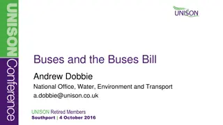 Challenges Faced by the Bus Industry Since Deregulation