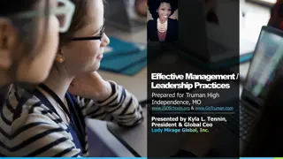 Effective Management and Leadership Practices at Truman High, MO