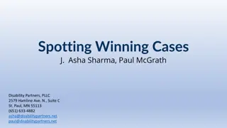 Spotting Winning Disability Cases: A Guide from Asha Sharma and Paul McGrath