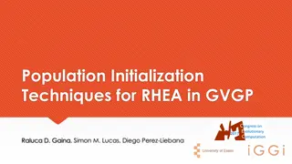 Population Initialization Techniques for Rolling Horizon Evolutionary Algorithms in General Video Game Playing