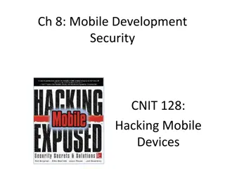 Mobile App Security Threat Modeling and Mitigation