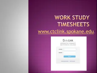 Comprehensive Guide to Work Study Timesheets and Employee Self-Service at Spokane Falls Community College