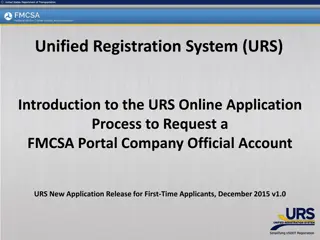 Streamlining FMCSA Portal Company Official Account Requests