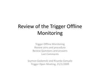 Review of Trigger Offline Monitoring - Aims, Procedure, and Recommendations