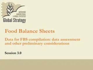 Data Comparability and Quality in Food Balance Sheets