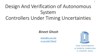 Design and Verification of Autonomous System Controllers