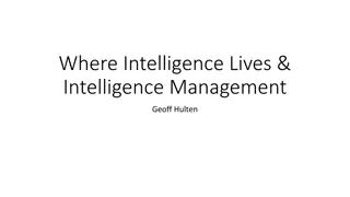 Exploring Where Intelligence Lives in Management by Geoff Hulten