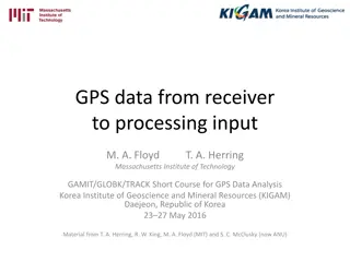 GPS Data Processing and RINEX Formats