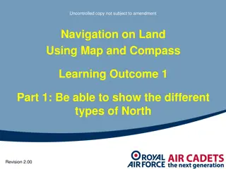 Different Types of North in Land Navigation