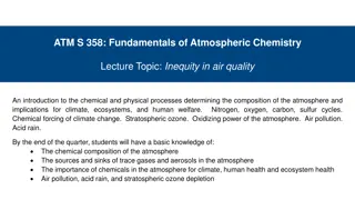 Inequity in Air Quality: Implications for Climate and Human Health