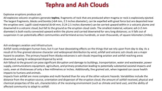 Understanding Volcanic Hazards: Tephra, Ash Clouds, and Lava Flows