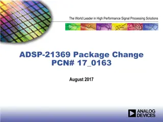 ADSP-21369 Package Change: Significant Differences in Signal Processing Solutions