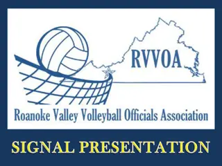 Volleyball Referee Hand Signals for Common Violations